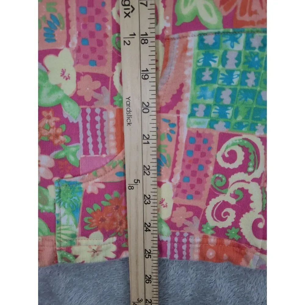 KORET Womens Floral Patch Look Zip Front Long Sleeve Lightweight‎ Jacket XL